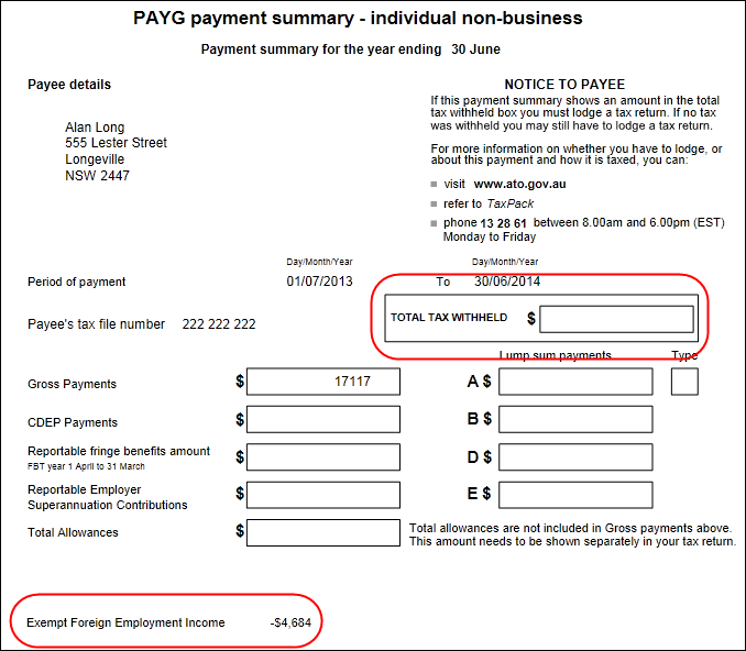 Payg 2019